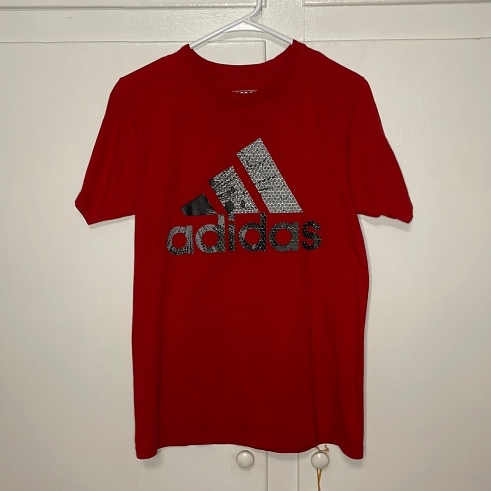 Adidas Mens t-shirt Red, size Medium